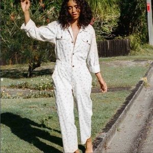 billabong floral jumpsuit